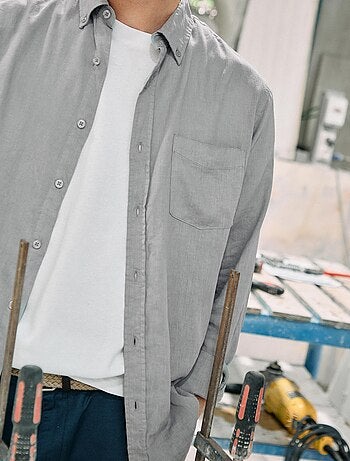 Chemise en lin MO Fashion