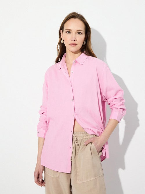 Chemise en lin MO Fashion - Kiabi