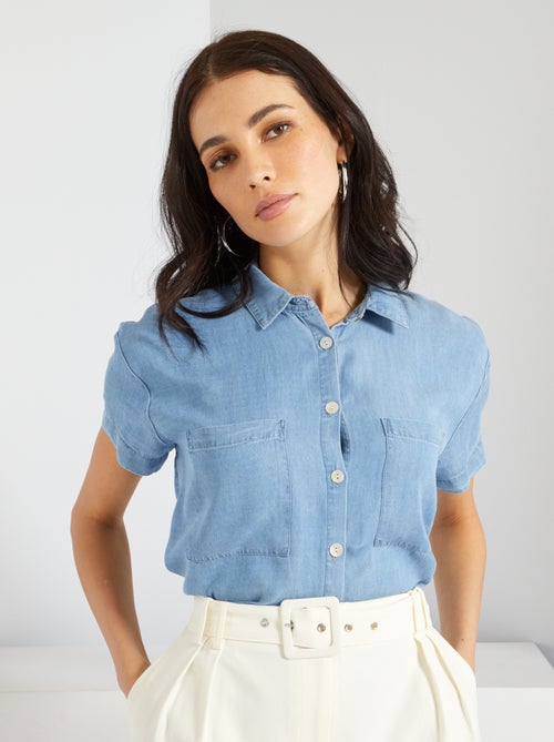 Chemise en lyocell - Kiabi
