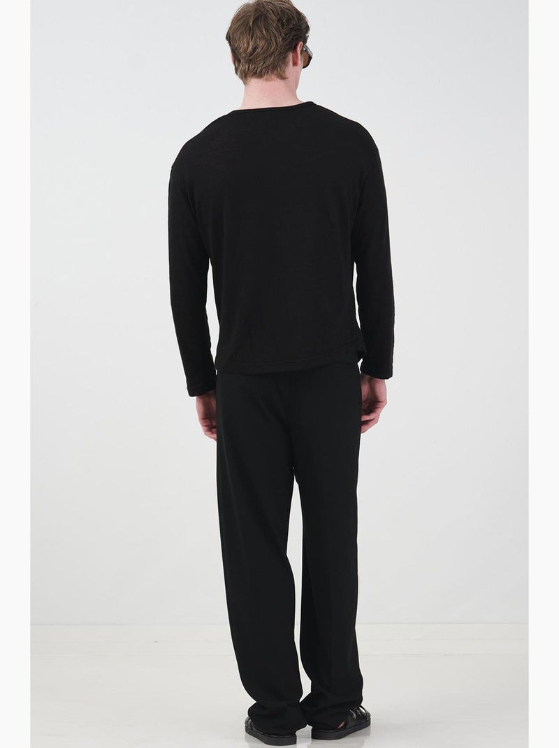 Chemise en maille homme giesto Noir - Kiabi
