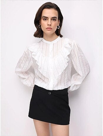 Chemise en mélange de coton mixray