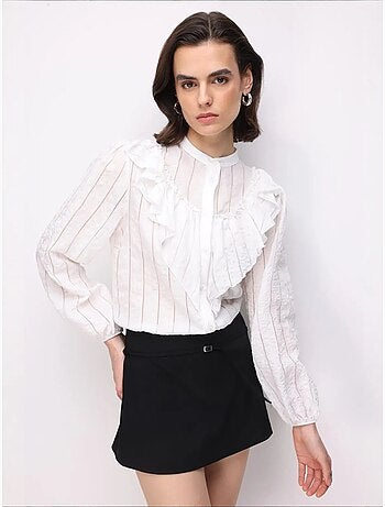Chemise en mélange de coton mixray