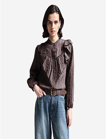Chemise en mélange de coton mixray
