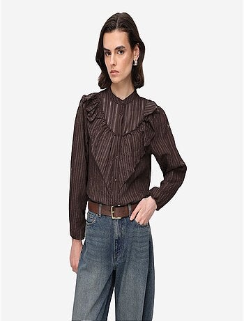 Chemise en mélange de coton mixray
