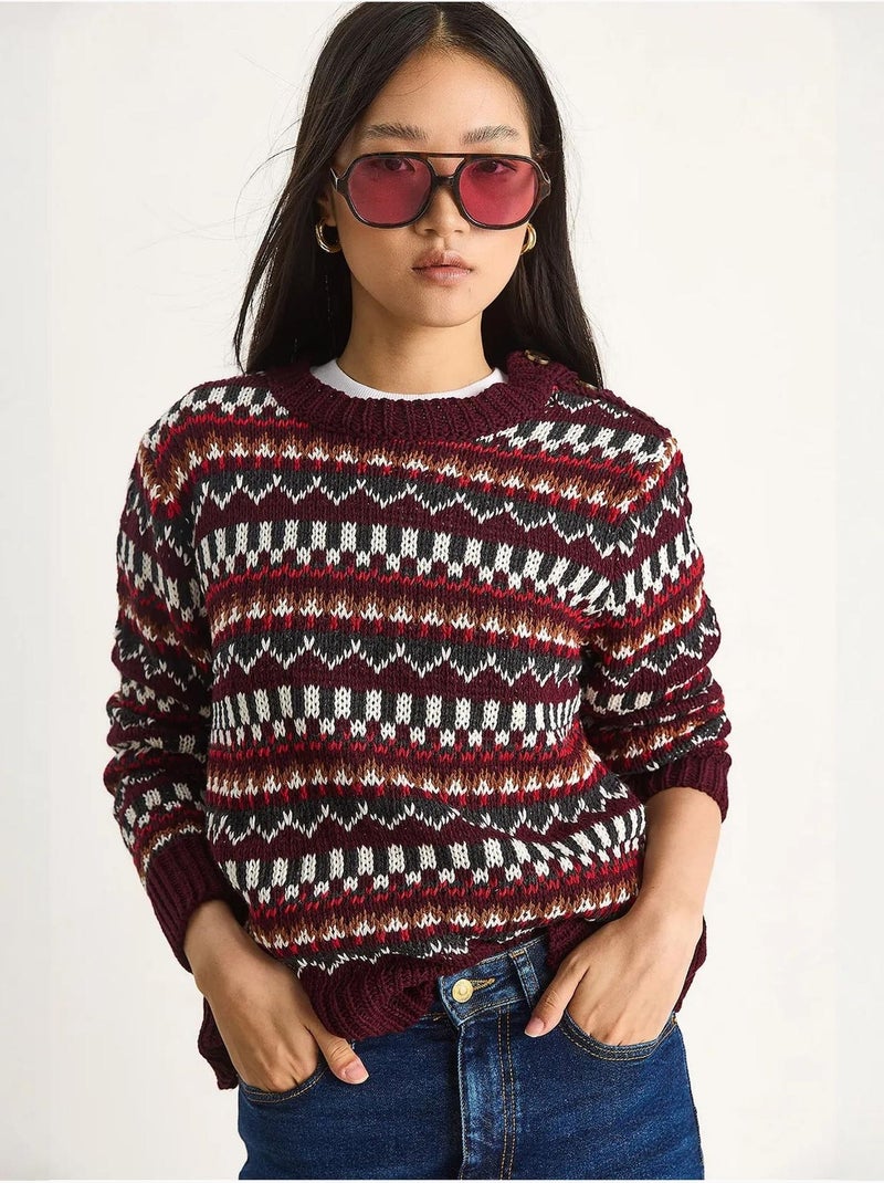 Chemise en mélange de lin avec fermeture à boutons bdart Cerise - Kiabi