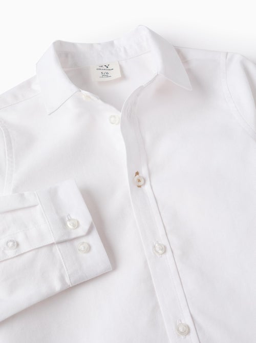 Chemise en Oxford de Coton - Kiabi