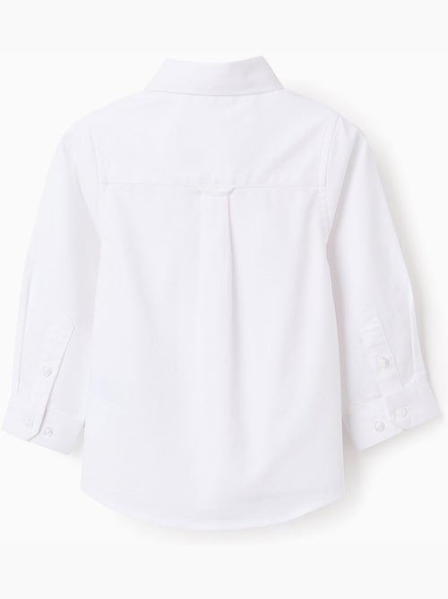 Chemise en Oxford de Coton - Kiabi