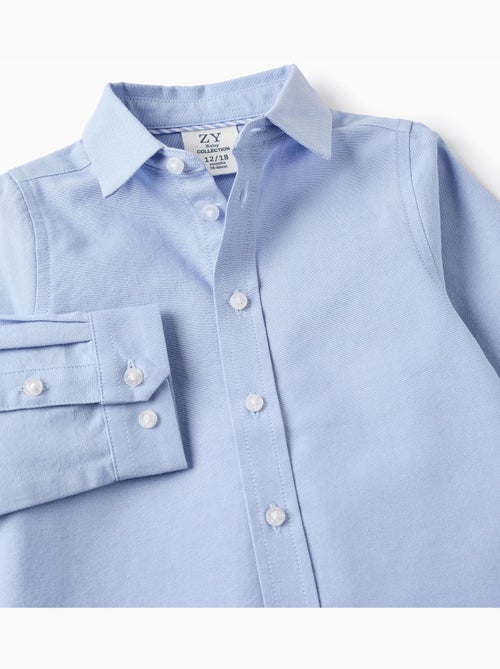 Chemise en Oxford de Coton - Kiabi