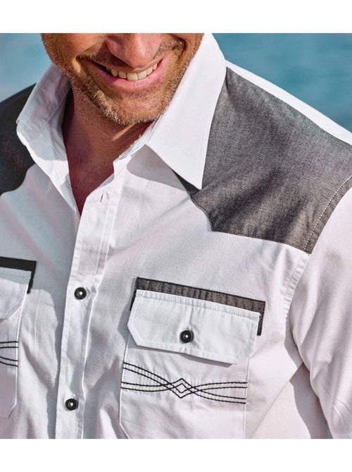 Chemise en Popeline - ATLAS FOR MEN - Kiabi