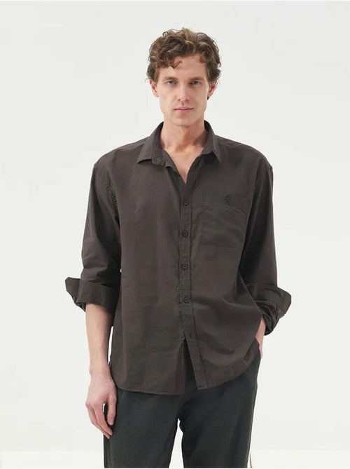 Chemise en popeline à manches longues coupe régulière giesto - Kiabi Chemise en popeline à manches longues coupe régulière giesto - Kiabi