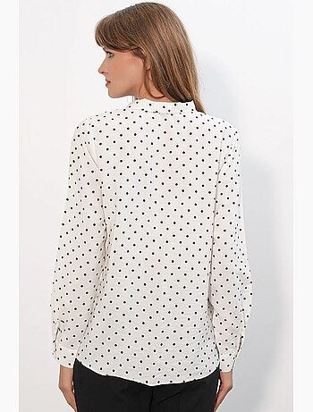 Chemise en popeline à pois bdart