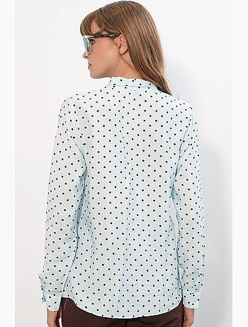 Chemise en popeline à pois bdart