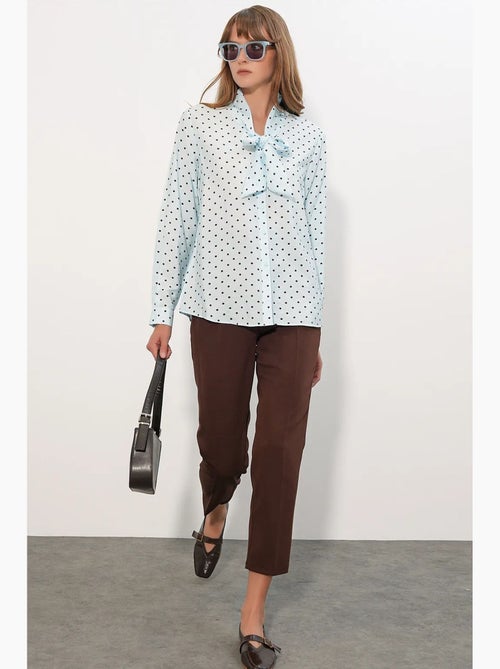 Chemise en popeline à pois bdart - Kiabi Chemise en popeline à pois bdart - Kiabi