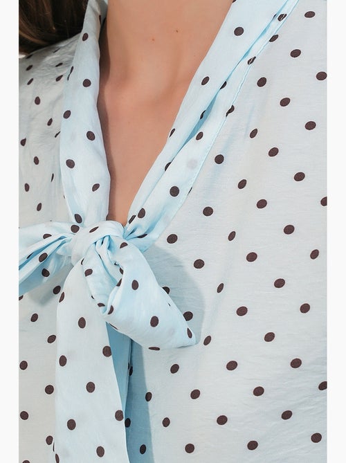 Chemise en popeline à pois bdart - Kiabi Chemise en popeline à pois bdart - Kiabi