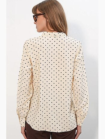 Chemise en popeline à pois bdart