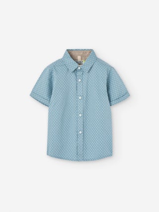 Chemise en Popeline avec Motif