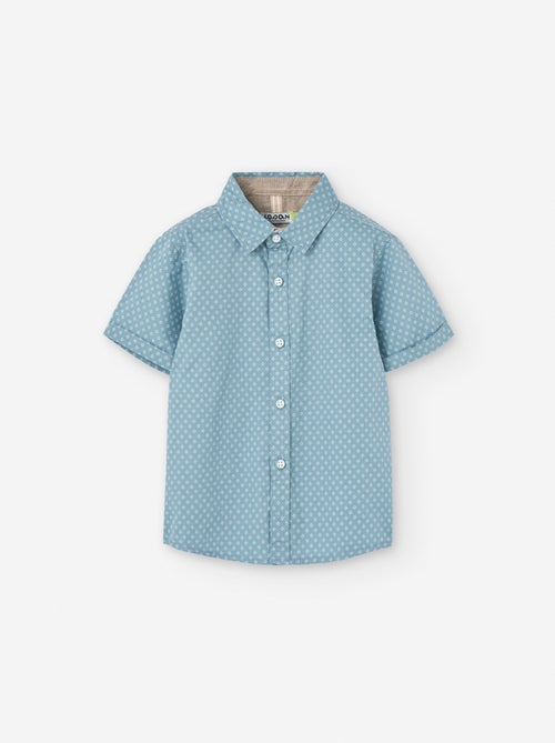 Chemise en Popeline avec Motif - Kiabi