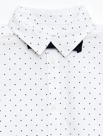 Chemise en popeline avec nœud papillon
