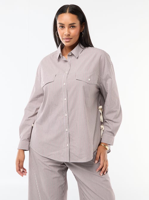 Chemise en popeline - Kiabi