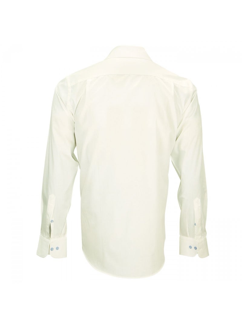 Chemise en popeline BLAKE Beige - Kiabi