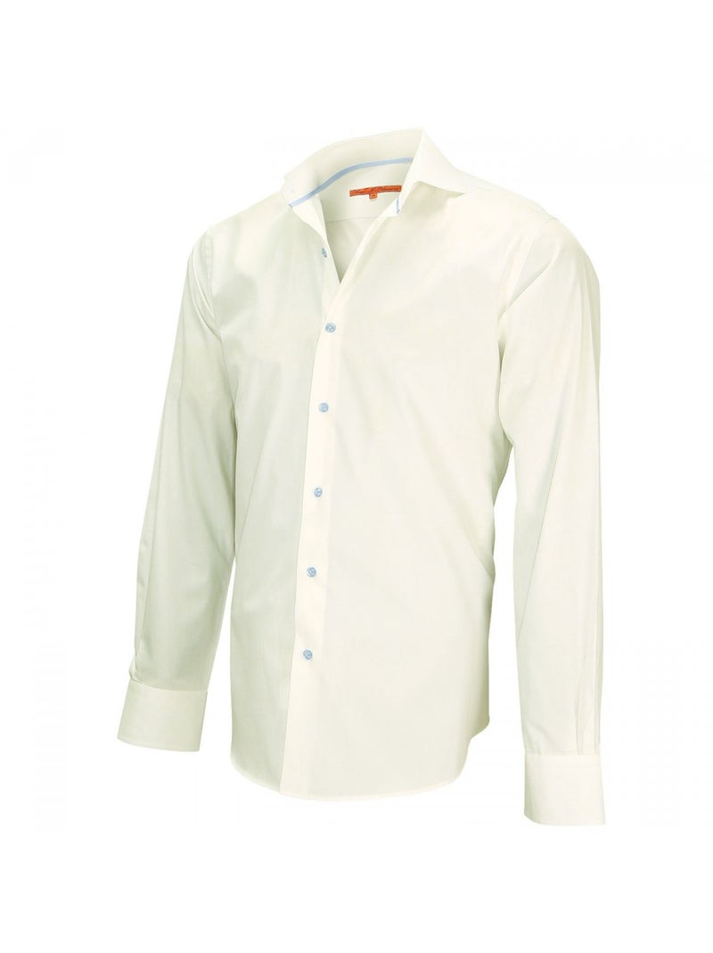 Chemise en popeline BLAKE Beige - Kiabi