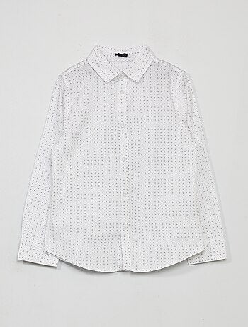 Chemises En Popeline Blanche Turnbull & Asser - Taille 17.5 - Classique Et Boutonnée - Neuf Avec étiquettes
