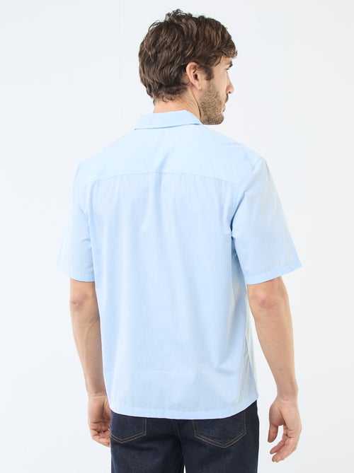 Chemise en popeline - Kiabi