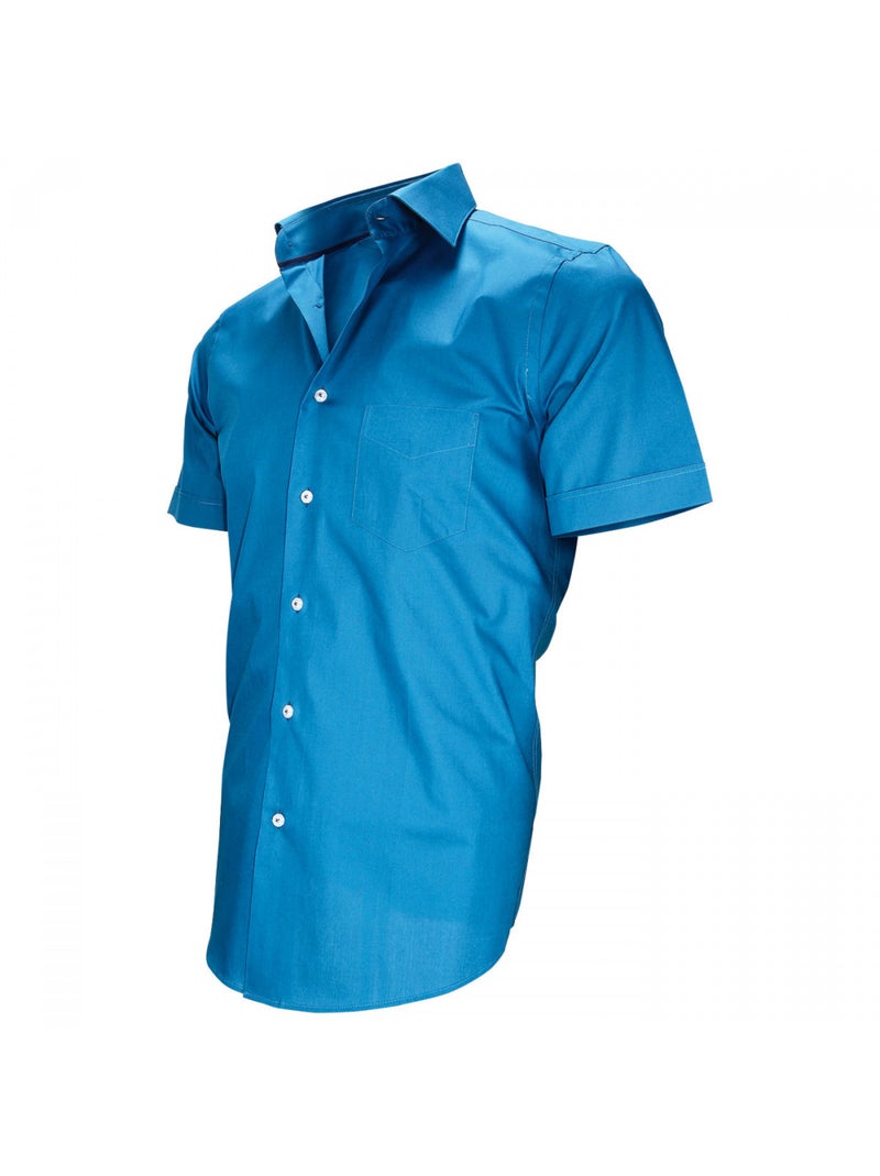 Chemise en popeline COASTGROVE Bleu - Kiabi