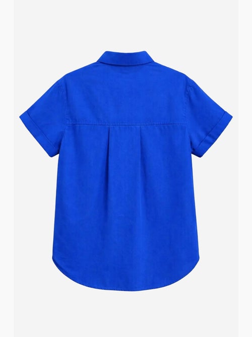 Chemise en popeline coupe slim avec poche mixray - Kiabi Chemise en popeline coupe slim avec poche mixray - Kiabi