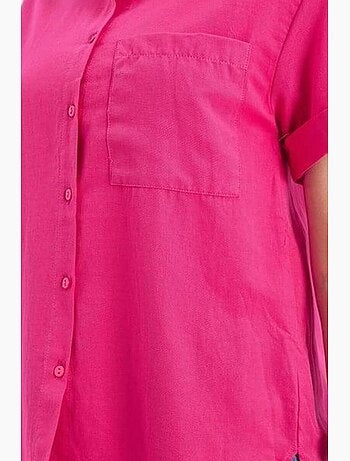 Chemise en popeline coupe slim avec poche mixray