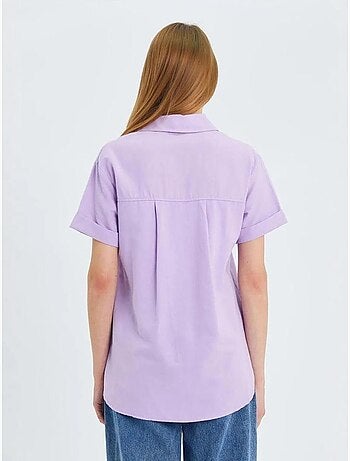 Chemise en popeline coupe slim avec poche mixray