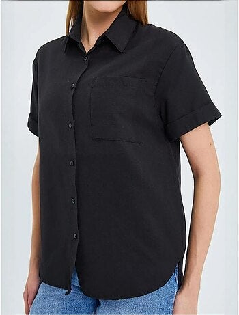 Chemise en popeline coupe slim avec poche mixray