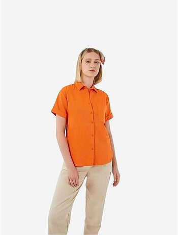 Chemise en popeline coupe slim avec poche mixray
