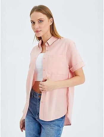 Chemise en popeline coupe slim avec poche mixray