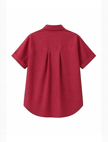 Chemise en popeline coupe slim avec poche mixray