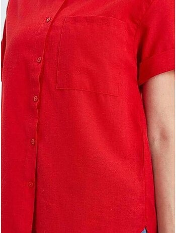 Chemise en popeline coupe slim avec poche mixray