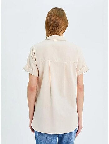 Chemise en popeline coupe slim avec poche mixray