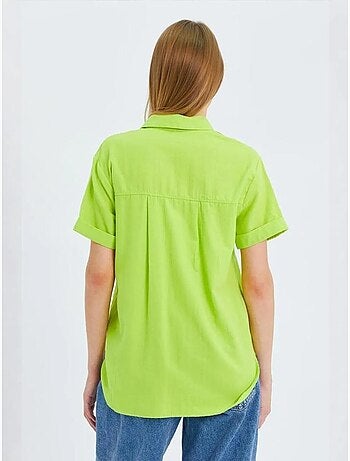 Chemise en popeline coupe slim avec poche mixray