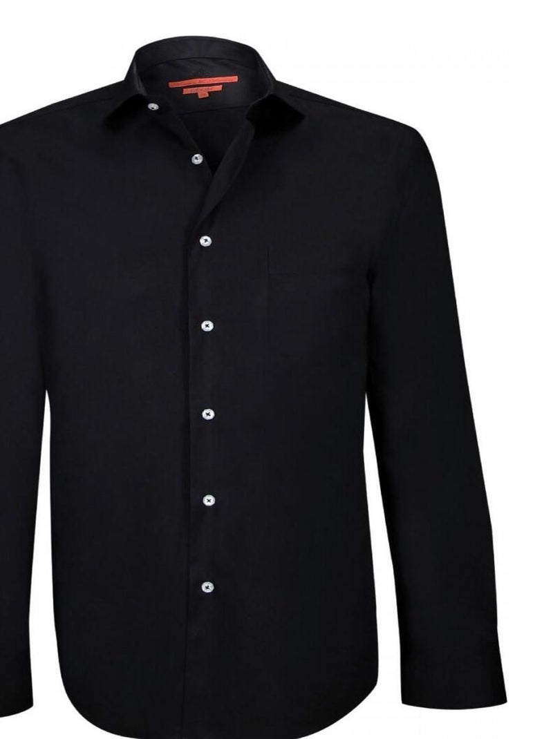 Chemise en popeline COVENTRY Noir - Kiabi