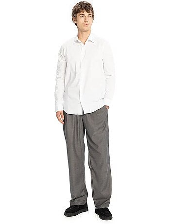Chemise en popeline de coton pour homme giesto