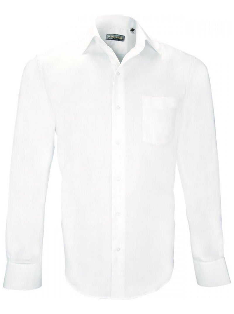 Chemise en popeline PALAZZO Blanc - Kiabi