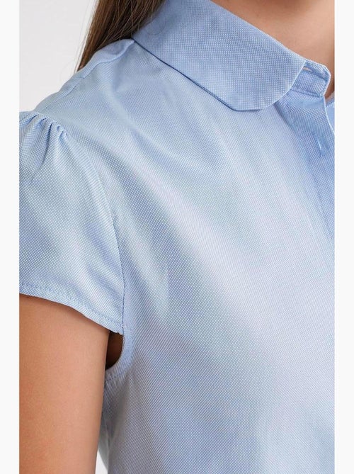 Chemise en popeline slim fit avec fermeture à boutons mixray - Kiabi Chemise en popeline slim fit avec fermeture à boutons mixray - Kiabi