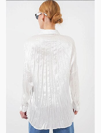 Chemise en satin froissé 20316 bdart