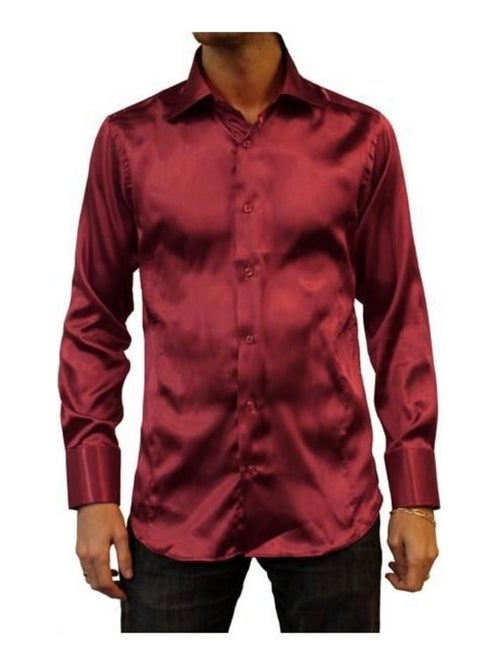 Chemise en satin Kebello - Kiabi