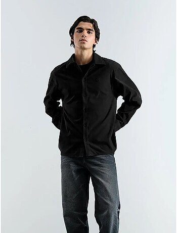 Chemise en suédine à manches longues pour homme giesto