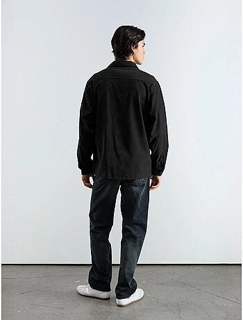 Chemise en suédine à manches longues pour homme giesto