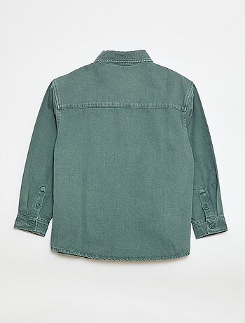 Chemise en twill avec 2 poches plaquées sur la poitrine