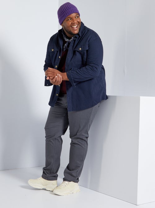 Chemise en twill de coton - Kiabi