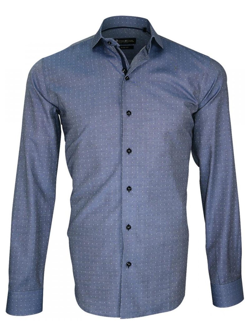 Chemise en twill GINGER Bleu - Kiabi