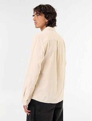 Chemise en velours côtelé